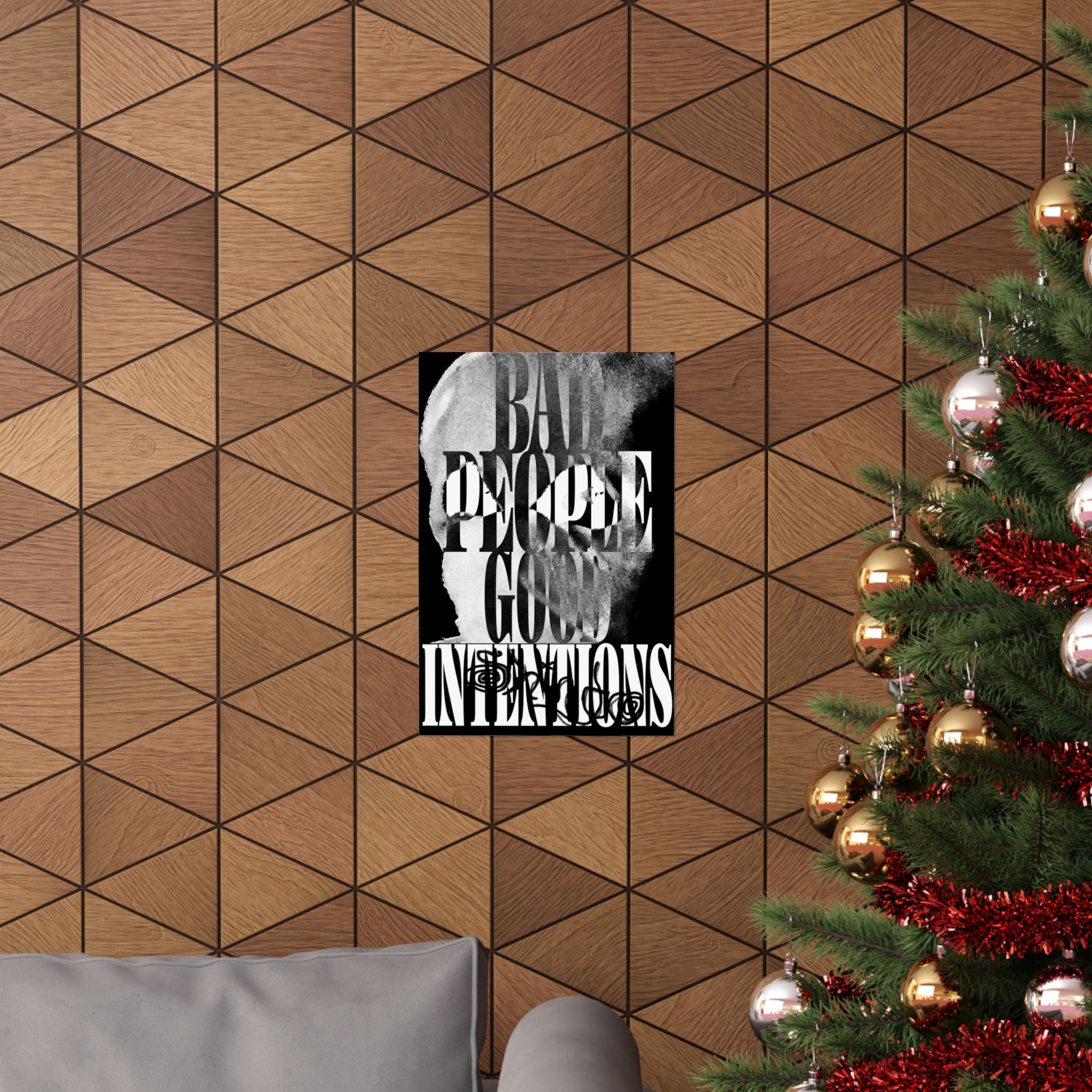 SHINDO x VILE bad people good intentions poster