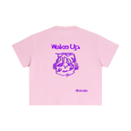 Purple sleepy head boxy tee