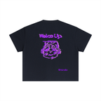 Purple sleepy head boxy tee